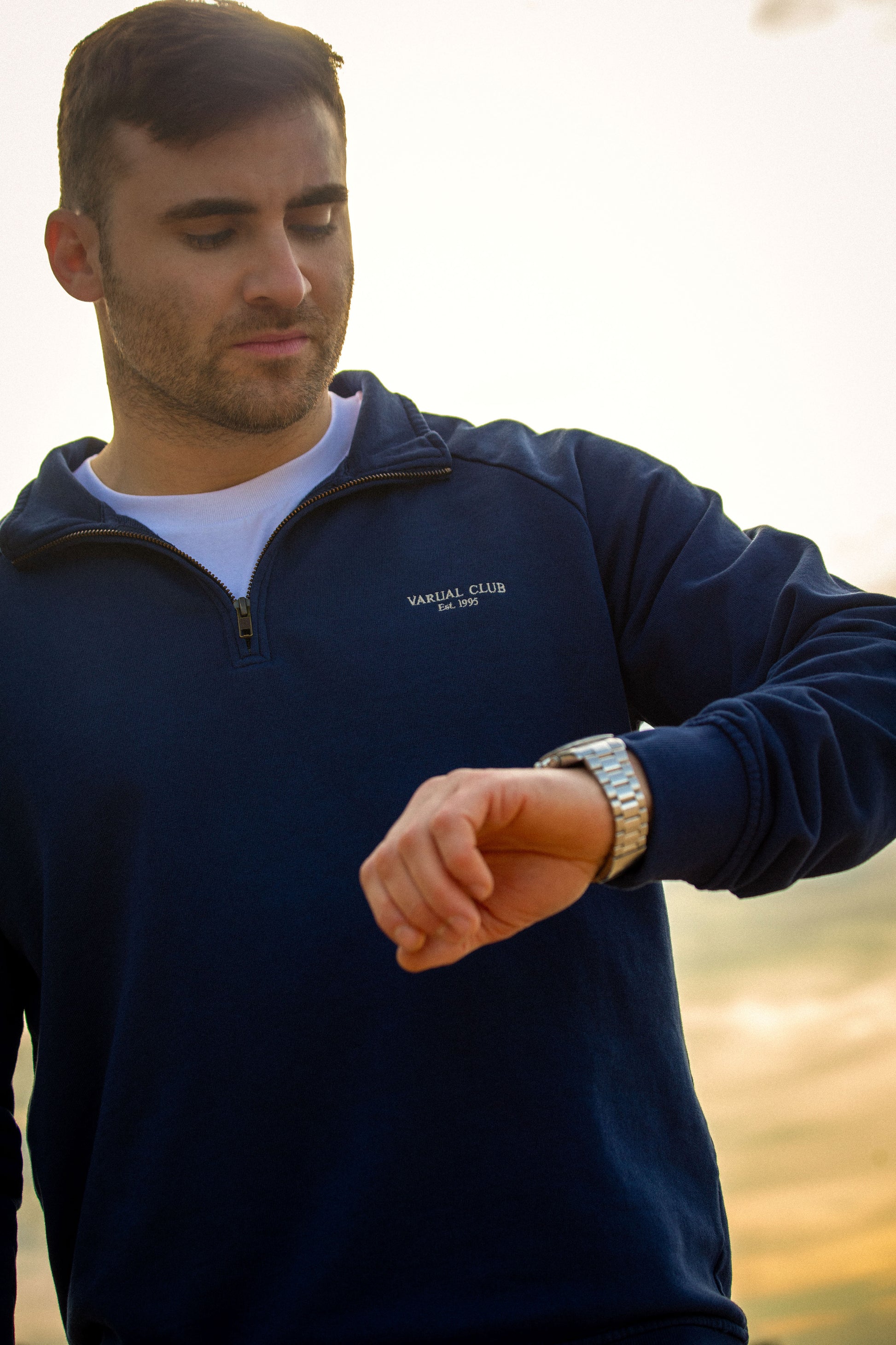 HALF ZIP VARUAL CLUB