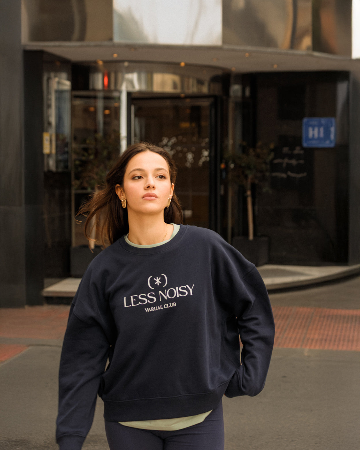 Sudadera mujer de algodón orgánico modelo claudia arenas ot 2025